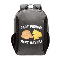 Polish Italian Pride Funny Part Pierogi Part Ravioli Foodie Vector Backpack