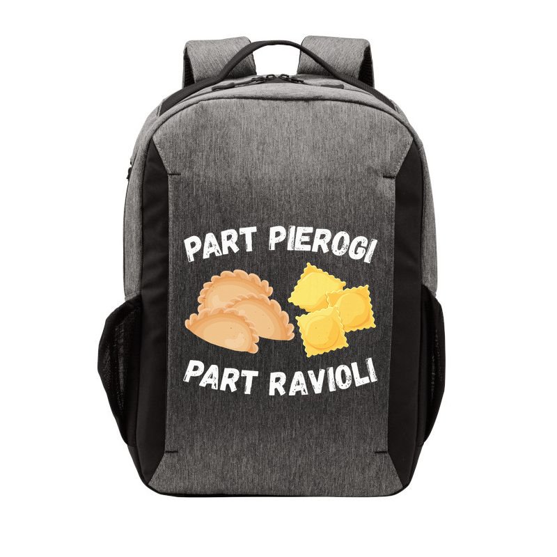 Polish Italian Pride Funny Part Pierogi Part Ravioli Foodie Vector Backpack