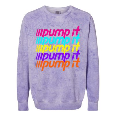 Pump It Colorblast Crewneck Sweatshirt