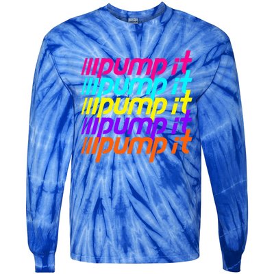 Pump It Tie-Dye Long Sleeve Shirt