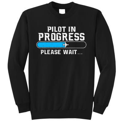 Pilot In Progress Airline Pilot Aviation Aircraft Lover Sweatshirt