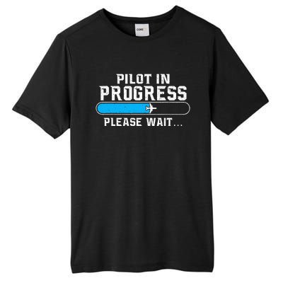 Pilot In Progress Airline Pilot Aviation Aircraft Lover Tall Fusion ChromaSoft Performance T-Shirt