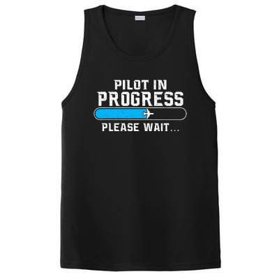 Pilot In Progress Airline Pilot Aviation Aircraft Lover PosiCharge Competitor Tank