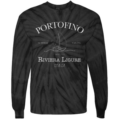 Portofino Italy Tie-Dye Long Sleeve Shirt