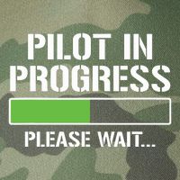 Pilot In Progress Funny Flight School Student Legacy Tie Dye Trucker Hat