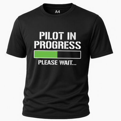 Pilot In Progress Funny Flight School Student Performance Shirt