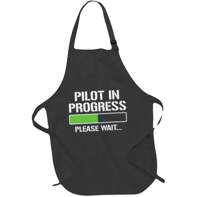 Pilot In Progress Funny Flight School Student Apron