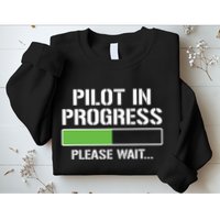 Pilot In Progress Funny Flight School Student Sweatshirt