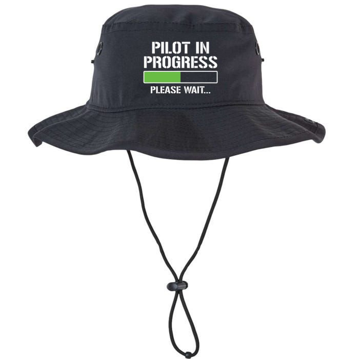 Pilot In Progress Funny Flight School Student Bucket Hat