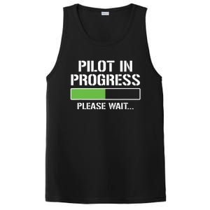 Pilot In Progress Funny Flight School Student PosiCharge Competitor Tank