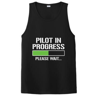 Pilot In Progress Funny Flight School Student PosiCharge Competitor Tank