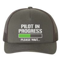 Pilot In Progress Funny Flight School Student Yupoong Adult 5-Panel Trucker Hat