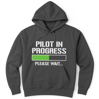 Pilot In Progress Funny Flight School Student Hoodie