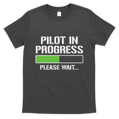 Pilot In Progress Funny Flight School Student T-Shirt