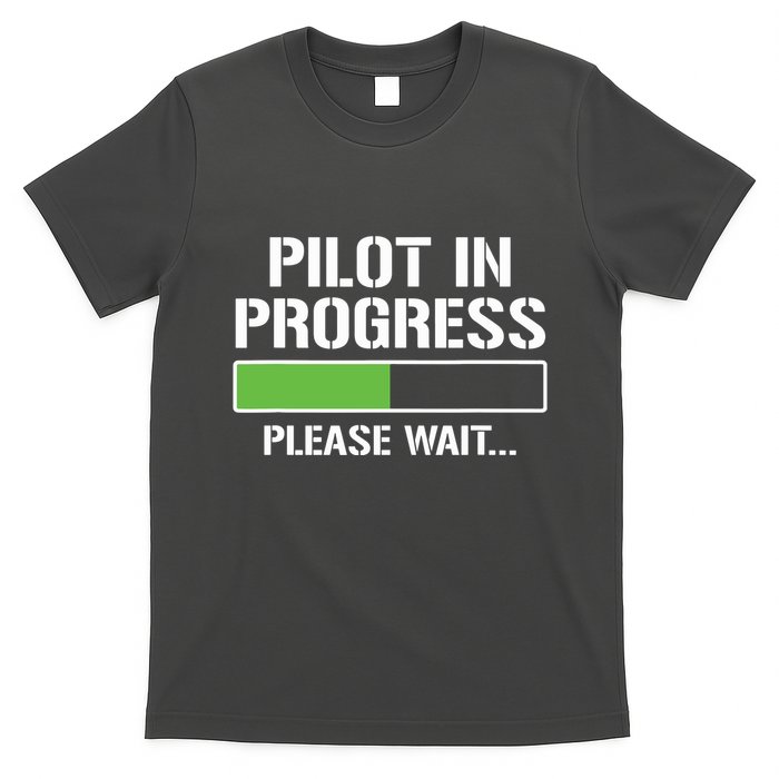 Pilot In Progress Funny Flight School Student T-Shirt