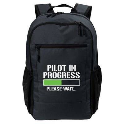 Pilot In Progress Funny Flight School Student Backpack