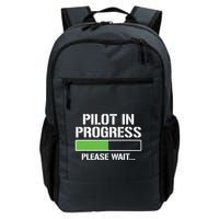 Pilot In Progress Funny Flight School Student Backpack