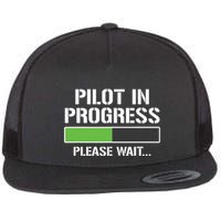 Pilot In Progress Funny Flight School Student Flatbill Hat