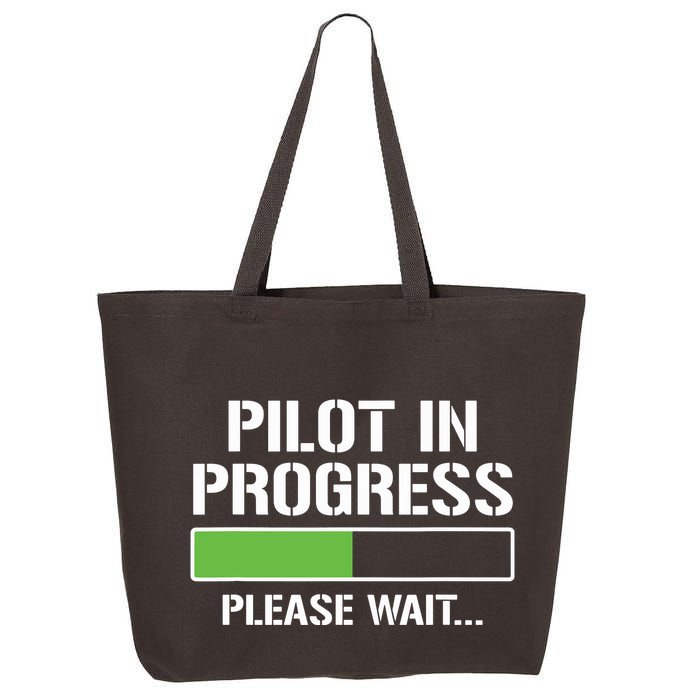 Pilot In Progress Funny Flight School Student 25L Jumbo Tote