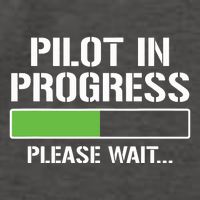 Pilot In Progress Funny Flight School Student Vector Backpack