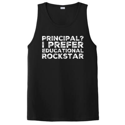 Principal I Prefer Educational Rockstar Gift PosiCharge Competitor Tank