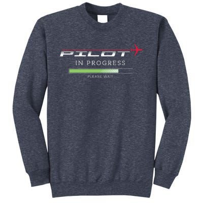 Pilot In Progress Funny Future Pilot Aviation Airplane Gift Sweatshirt