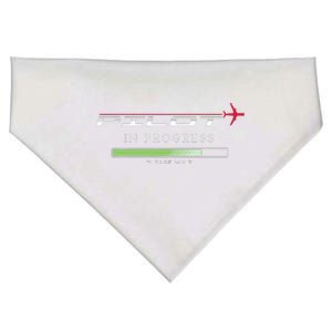 Pilot In Progress Funny Future Pilot Aviation Airplane Gift USA-Made Doggie Bandana