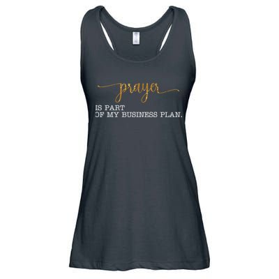 Prayer Is Part Of My Business Plan Prayer Ladies Essential Flowy Tank