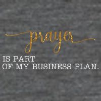 Prayer Is Part Of My Business Plan Prayer Zip Tote Bag