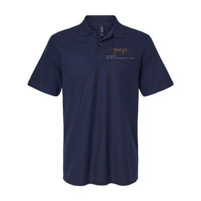 Prayer Is Part Of My Business Plan Prayer Softstyle Adult Sport Polo