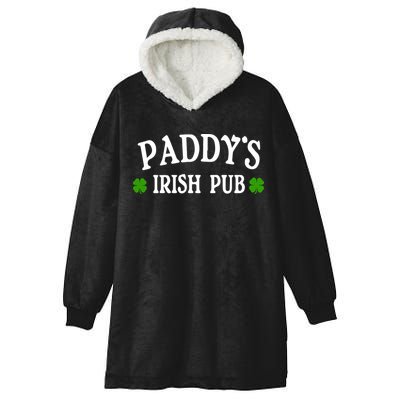 Paddy's Irish Pub St. Patrick's Day Hooded Wearable Blanket