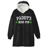 Paddy's Irish Pub St. Patrick's Day Hooded Wearable Blanket