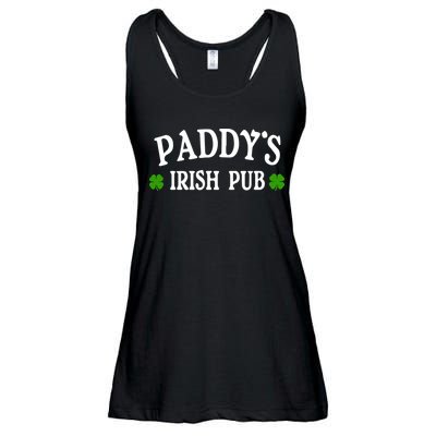 Paddy's Irish Pub St. Patrick's Day Ladies Essential Flowy Tank