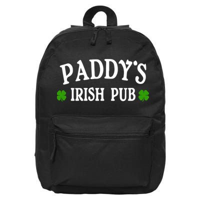 Paddy's Irish Pub St. Patrick's Day 16 in Basic Backpack