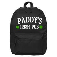 Paddy's Irish Pub St. Patrick's Day 16 in Basic Backpack