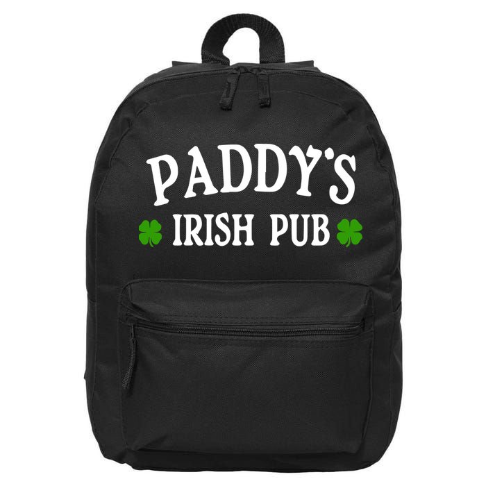 Paddy's Irish Pub St. Patrick's Day 16 in Basic Backpack
