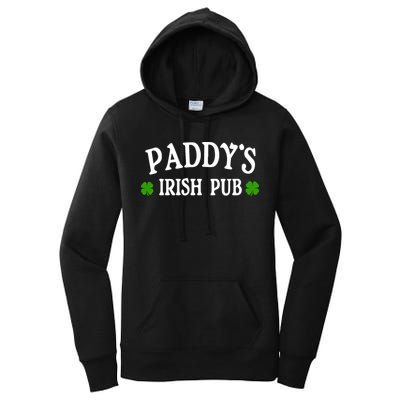 Paddy's Irish Pub St. Patrick's Day Women's Pullover Hoodie