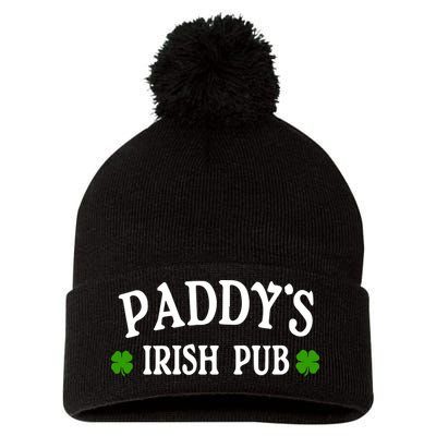 Paddy's Irish Pub St. Patrick's Day Pom Pom 12in Knit Beanie
