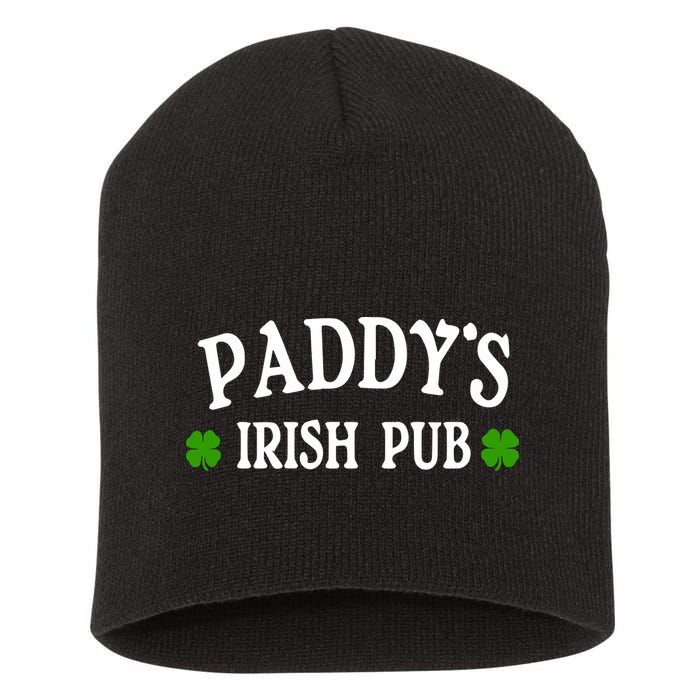 Paddy's Irish Pub St. Patrick's Day Short Acrylic Beanie