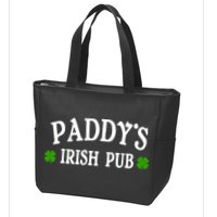 Paddy's Irish Pub St. Patrick's Day Zip Tote Bag