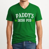 Paddy's Irish Pub St. Patrick's Day V-Neck T-Shirt