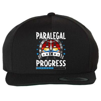 Paralegal In Progress Trainee Student Wool Snapback Cap