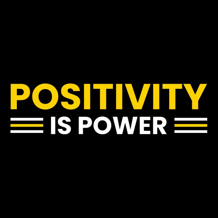 Positivity Is Power Typography Baby Bodysuit