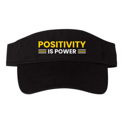 Positivity Is Power Typography Visor