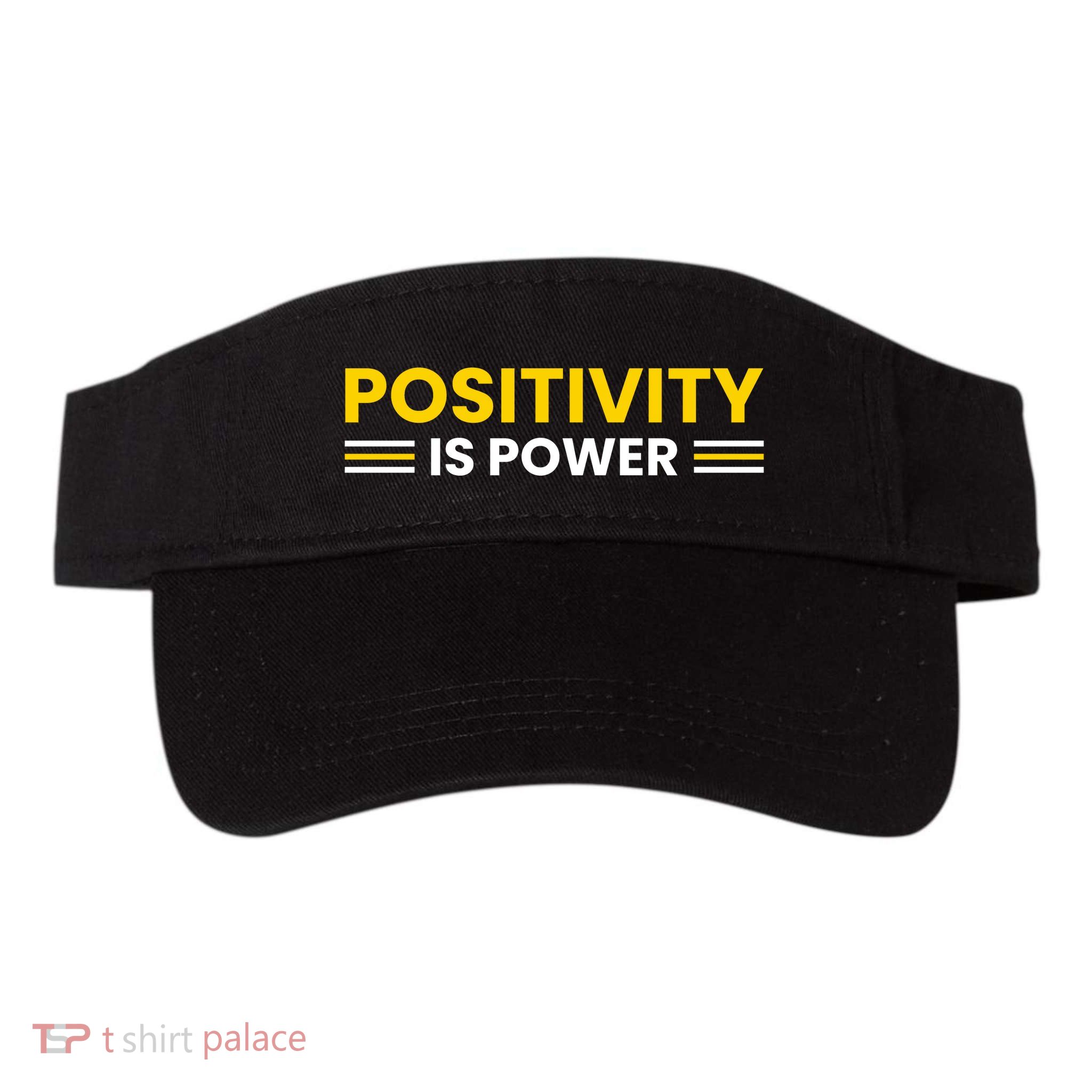Positivity Is Power Typography Visor