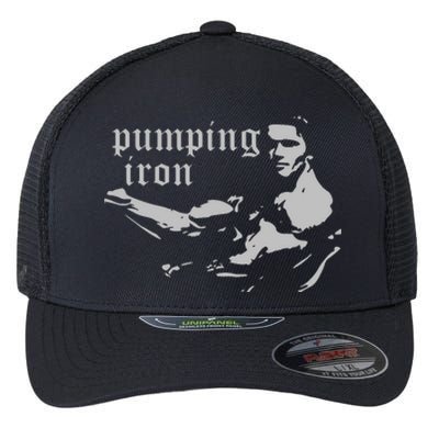 PUMPING IRON Flexfit Unipanel Trucker Cap