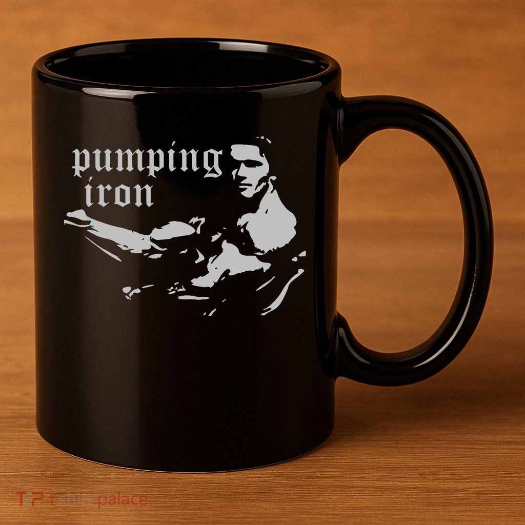PUMPING IRON 11oz C Handle Ceramic Mug