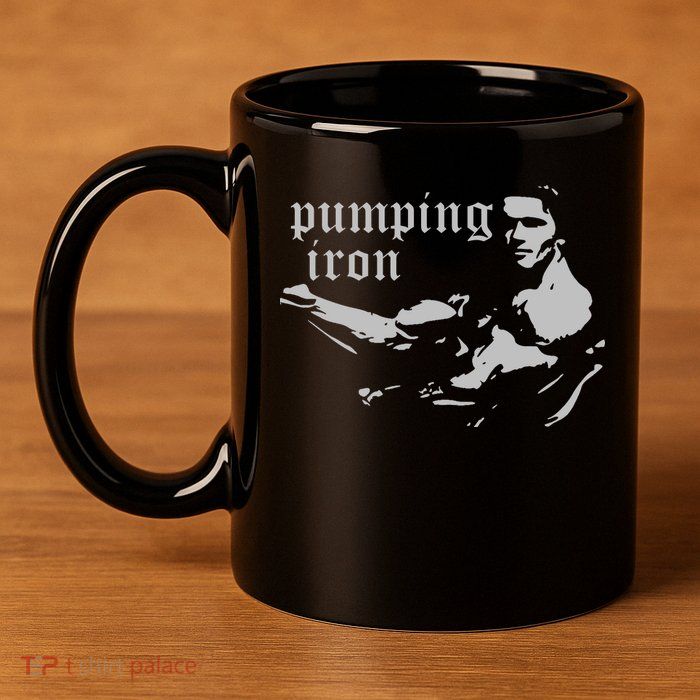 PUMPING IRON 11oz C Handle Ceramic Mug