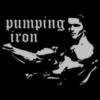 PUMPING IRON Cropped Pullover Crew