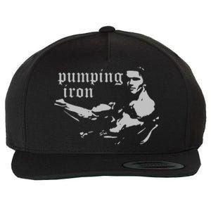 PUMPING IRON Wool Snapback Cap